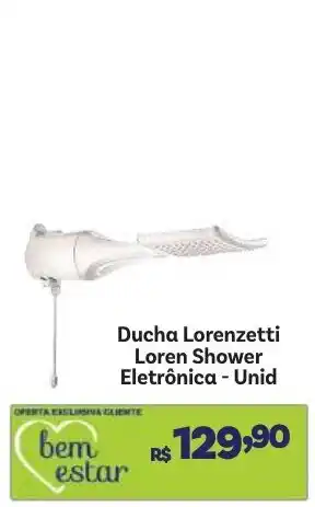 Covabra Supermercados Ducha lorenzetti loren shower eletrônica - unid oferta