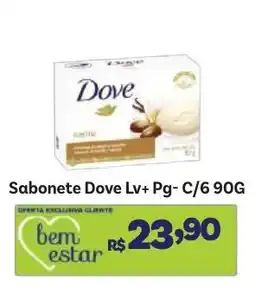 Covabra Supermercados Sabonete dove lv+ pg- c/6 90g oferta