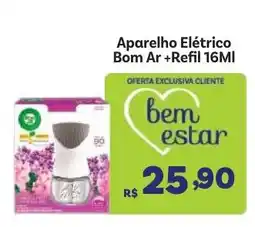 Covabra Supermercados Aparelho Elétrico Bom Ar + Refil 16Ml oferta