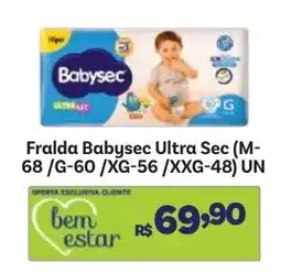 Covabra Supermercados Fralda babysec ultra sec oferta