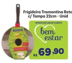 Covabra Supermercados Frigideira Tramontina Reta c/ Tampa 22cm oferta