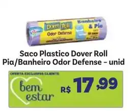 Covabra Supermercados Saco Plastico Dover Roll Pia/Banheiro Odor Defense oferta