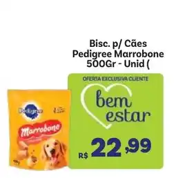 Covabra Supermercados Bisc p/ Cães Pedigree Marrobone oferta