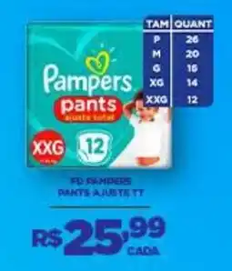 DB Supermercados Pampers pants ajuste total oferta