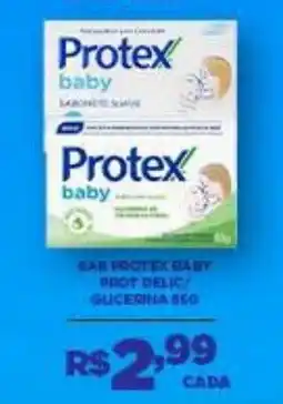 DB Supermercados Sab protex baby prot delic/ glicerina 85g oferta