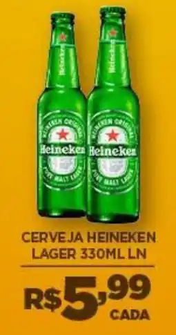 DB Supermercados Cerveja heineken lager oferta