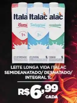 DB Supermercados Leite longa vida italac oferta