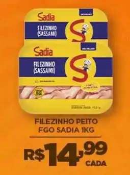 DB Supermercados Filezinho peito fgo sadia oferta
