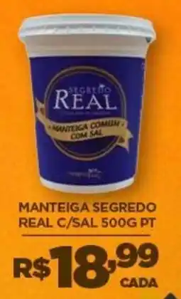 DB Supermercados Manteiga segredo real c/sal oferta