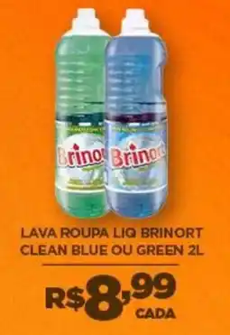 DB Supermercados Lava roupa liq brinort clean blue ou green oferta