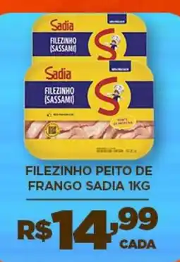 DB Supermercados Filezinho peito de frango sadia oferta