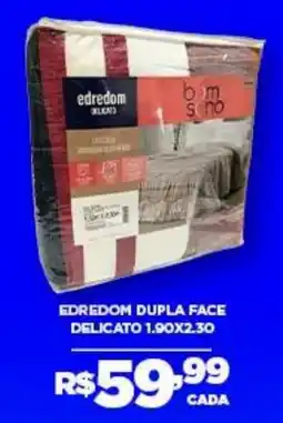 DB Supermercados Edredom dupla face delicato oferta