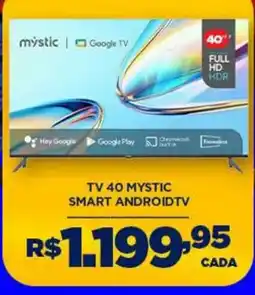 DB Supermercados tv 40 mystic smart androidtv oferta