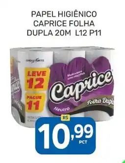Rede Cearense de Supermercados papel higiênico caprice folha dupla 20m l12 p11 oferta