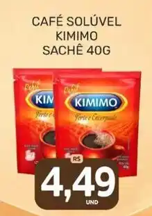 Rede Cearense de Supermercados Café solúvel kimimo sachê oferta