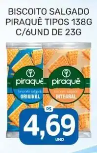 Rede Cearense de Supermercados Biscoito salgado piraqué tipos oferta