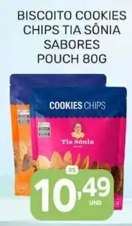 Rede Cearense de Supermercados Biscoito cookies chips tia sônia sabores oferta