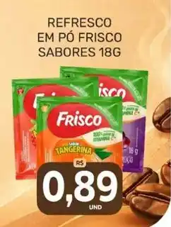 Rede Cearense de Supermercados Refresco em pó frisco sabores oferta