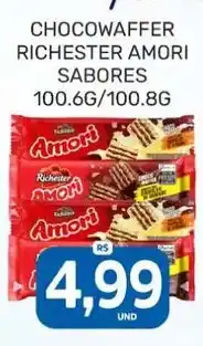 Rede Cearense de Supermercados Chocowaffler richester amori sabores oferta