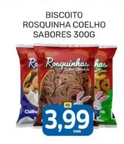 Rede Cearense de Supermercados Biscoito rosquinha coelho sabores oferta