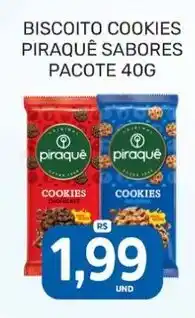 Rede Cearense de Supermercados Biscoito cookies piraquê sabores oferta