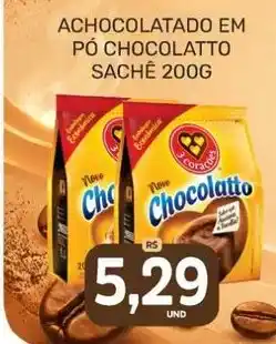 Rede Cearense de Supermercados Achocolatado em pó chocolatto sachê oferta