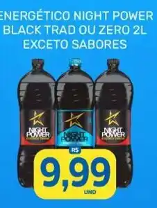 Rede Cearense de Supermercados energético night power black trad ou zero 2l oferta