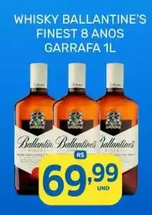 Rede Cearense de Supermercados Whisky ballantine's finest 8 anos oferta