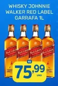 Rede Cearense de Supermercados Whisky Johnnie Walker Red Label Garrafa 1l oferta
