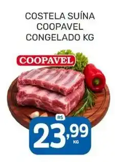 Rede Cearense de Supermercados costela suína coopavel congelado kg oferta