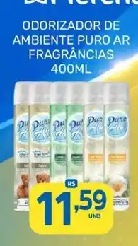 Rede Cearense de Supermercados Odorizador de ambiente puro ar fragrâncias oferta