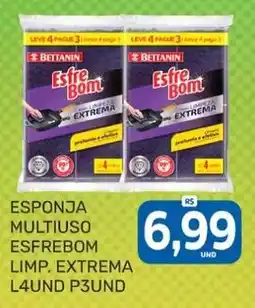 Rede Cearense de Supermercados esponja multiuso esfrebom limp. extrema oferta