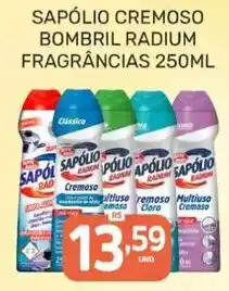 Rede Cearense de Supermercados Sapólio cremoso bombil radium fragrâncias oferta