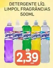 Rede Cearense de Supermercados Detergente lÃq. limpol fragrâncias oferta