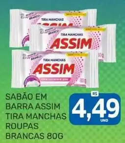 Rede Cearense de Supermercados Sabo em barra assim tira manchas roupas brancas oferta