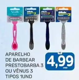 Rede Cearense de Supermercados aparelho de barbear prestobarba 3 ou vénus 3 oferta