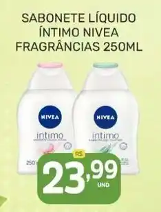 Rede Cearense de Supermercados Sabonete líquido íntimo nivea fragrâncias oferta