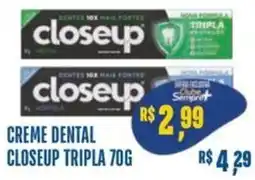 Sempre Vale Supermercados Creme dental closeup tripla 70g oferta