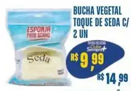 Sempre Vale Supermercados Bucha vegetal toque de seda c/ oferta