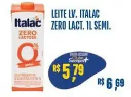 Sempre Vale Supermercados Leite lv. italac zero lact. 1l semi. oferta