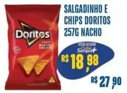 Sempre Vale Supermercados Salgadinho e chips doritos nacho oferta