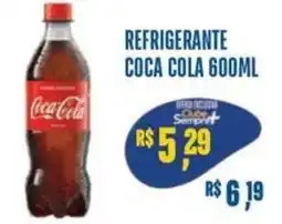 Sempre Vale Supermercados refrigerante coca cola 600ml oferta