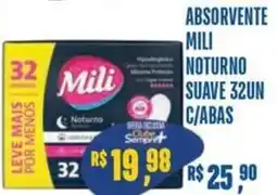 Sempre Vale Supermercados Absorvente mili noturno suave oferta