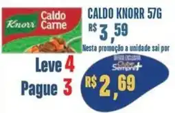 Sempre Vale Supermercados Caldo knorr 57g oferta