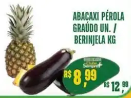 Sempre Vale Supermercados abacaxi pérola oferta