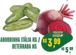Sempre Vale Supermercados abobrinha itália kg / beterraba kg oferta