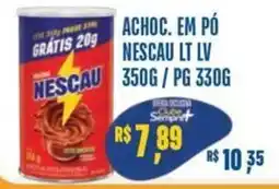Sempre Vale Supermercados Nescau oferta