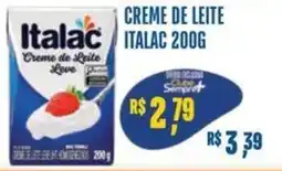 Sempre Vale Supermercados Creme de leite italac oferta