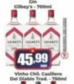 Supermercado Pastorinho Cin gilbey's oferta