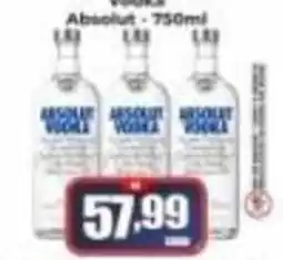 Supermercado Pastorinho Absolut vodka oferta